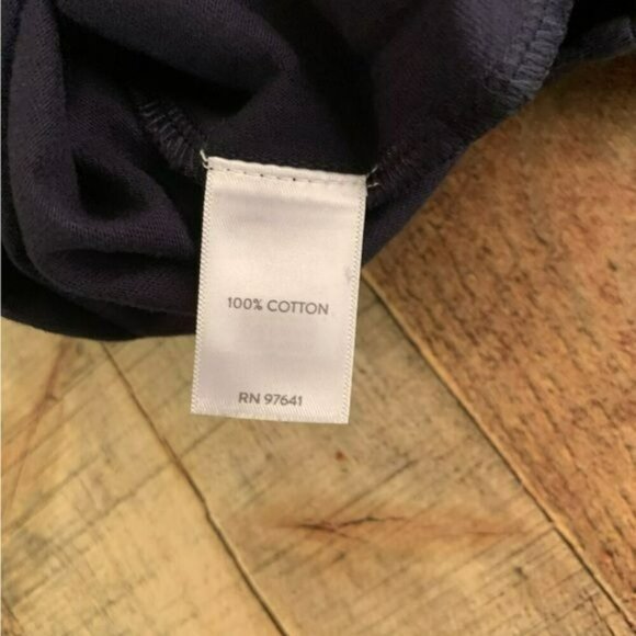 J. Jill navy blue 3/4 sleeve top blouse XLP petite - Picture 3 of 7